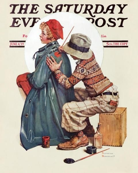 Norman Rockwell. Drawing