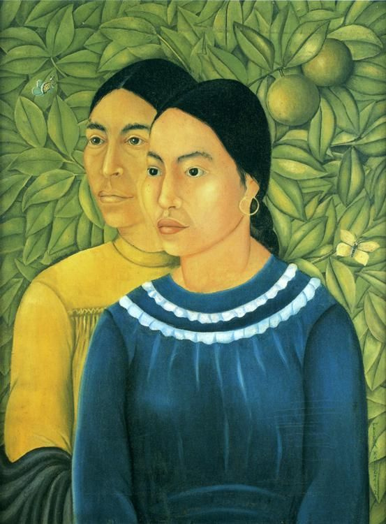 Frida Kahlo. Two women (El Salvador and Erminia)