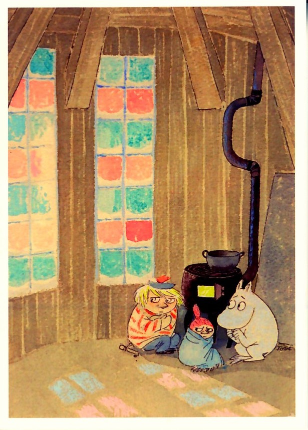 Иллюстрация к рассказу Т. Янссон "Волшебная зима"