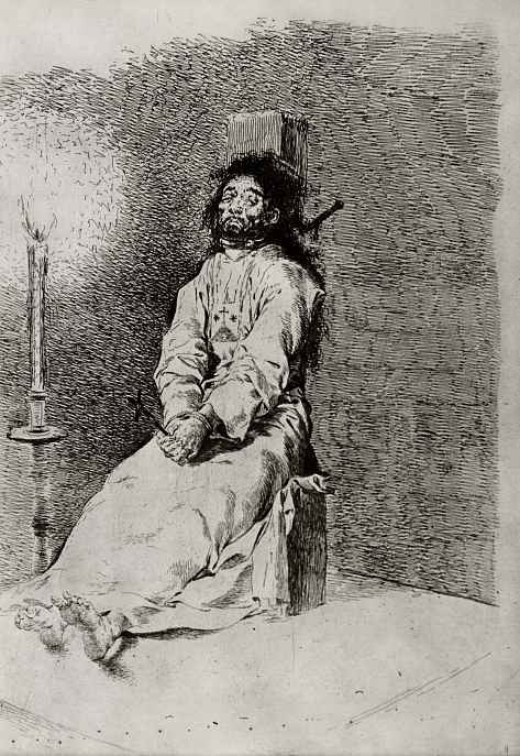 Francisco Goya. Strangled