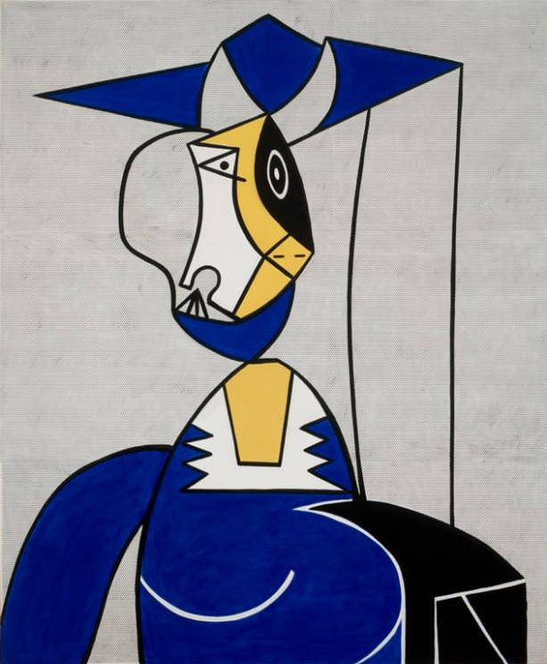 Roy Lichtenstein. A woman in a hat
