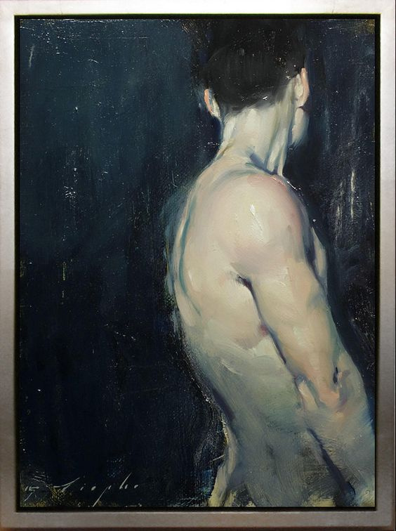 Malcolm liepke. Malcolm T. Liepke - "Turned Back" - Oil on Canvas - 16 x 12 inches - Sold
