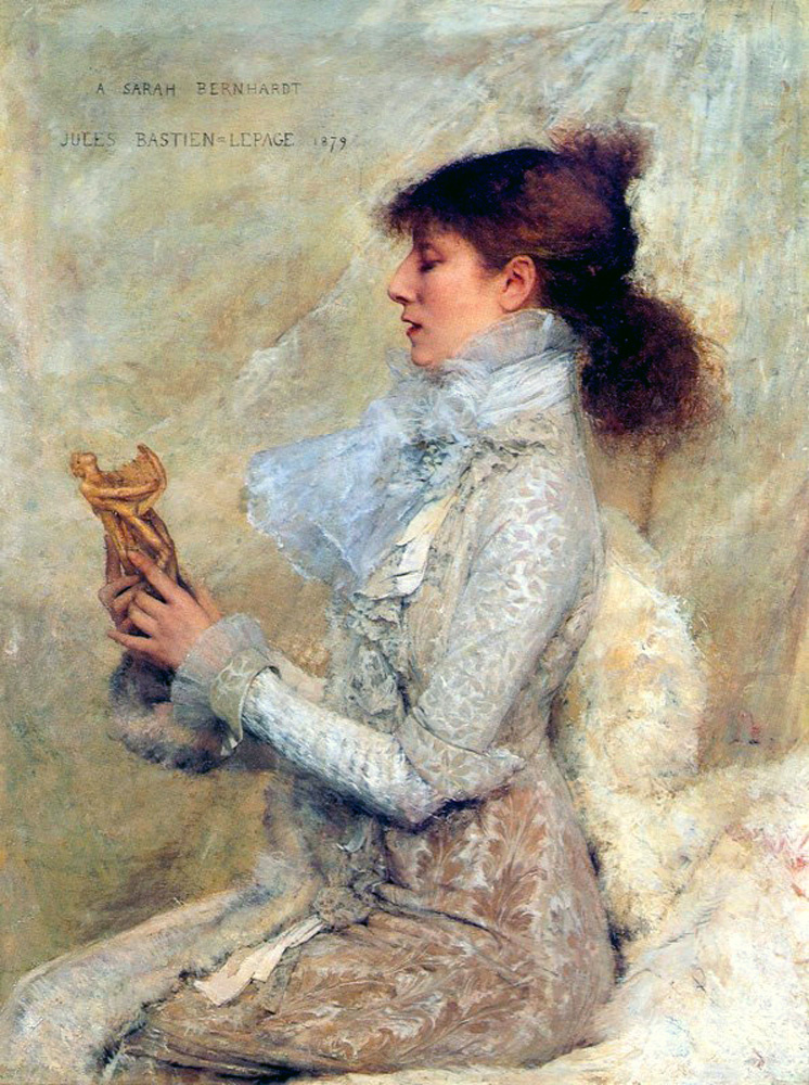 Jules Bastien-Lepage. Portrait Of Sarah Bernhardt