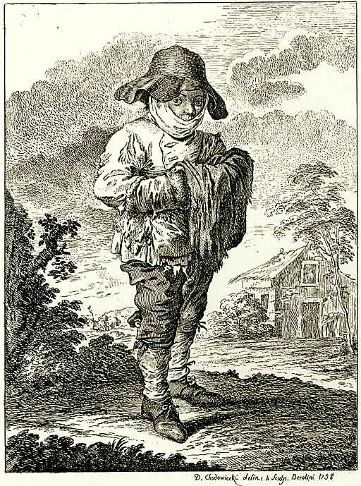 Daniel Nicholas Hodowiecki. A peasant boy