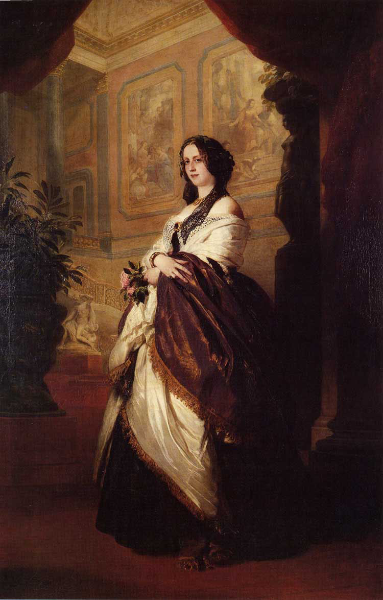 Franz Xaver Winterhalter. Portrait of herzogin Harriet Sutherland-Leveson-Gower