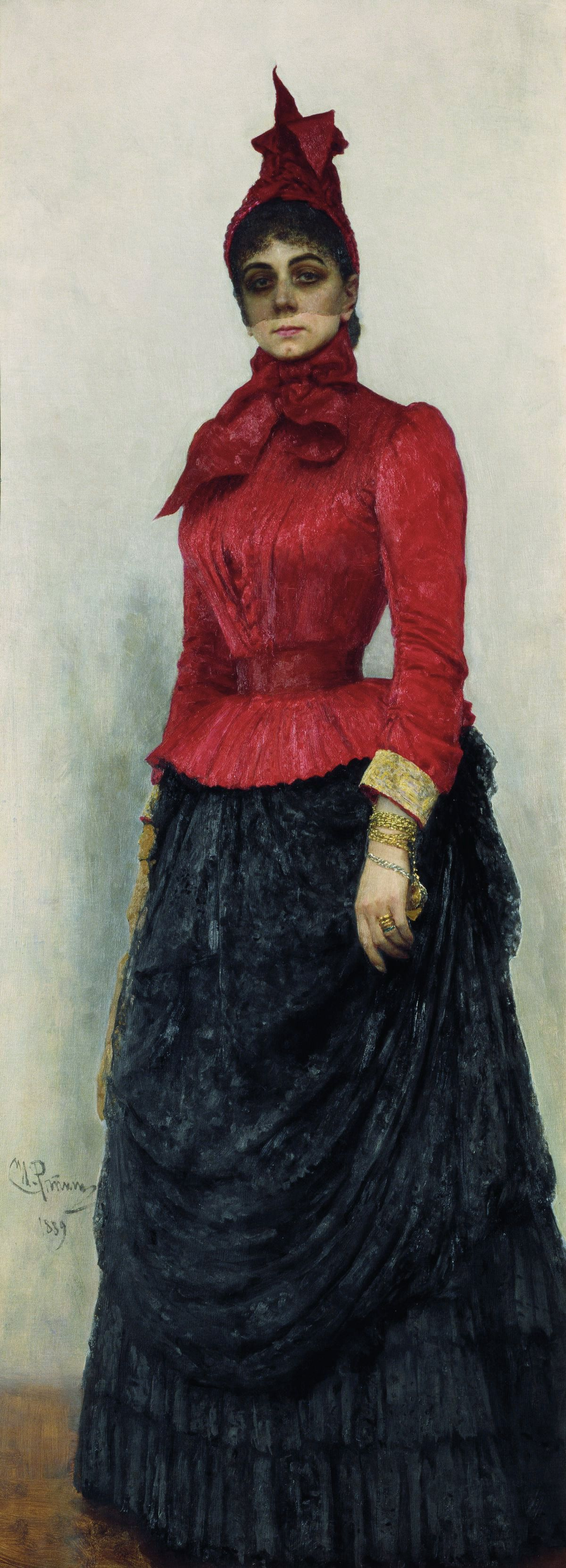 Ilya Efimovich Repin. Portrait of the Baroness V. I. Ikskul von Hildenbandt