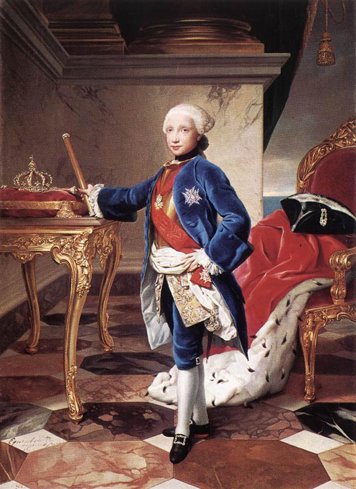 Anton Rafael Mengs. Ferdinand the Fourth, king of Naples