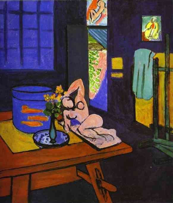Henri Matisse. Pesce rosso all'interno