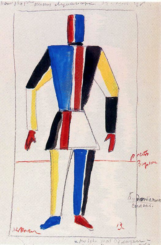 Kazimir Malevich. Budetlyanskie strongman