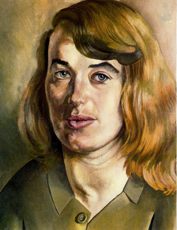 Stanley Spencer. Female portrait