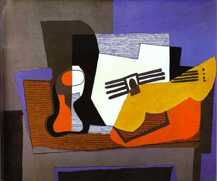 Still life with guitar 1921 103 83 cm by Pablo Picasso History