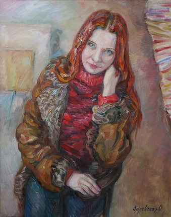 Oksana Viktorovna Zalevskaya. Portrait of Tatiana Fadeeva.