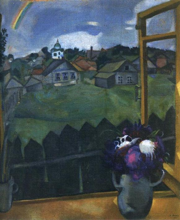 Marc Chagall. Window. Vitebsk