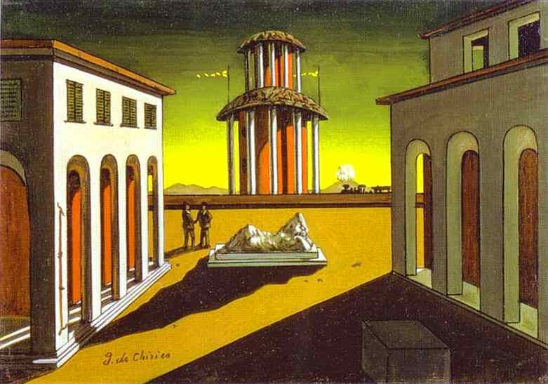 Italian piazza, 1913 by Giorgio de Chirico: History, Analysis