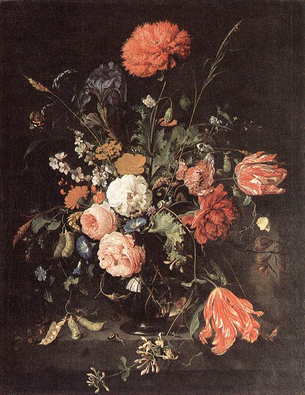 Jan Davids de Hem. Floral arrangement