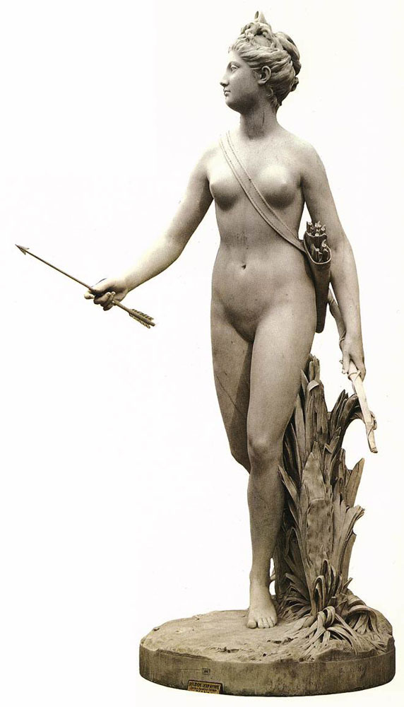 Jean-Antoine Houdon. Diana