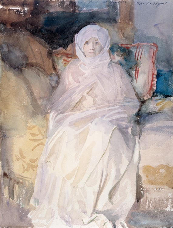 John Singer Sargent. Mme Gardner en blanc