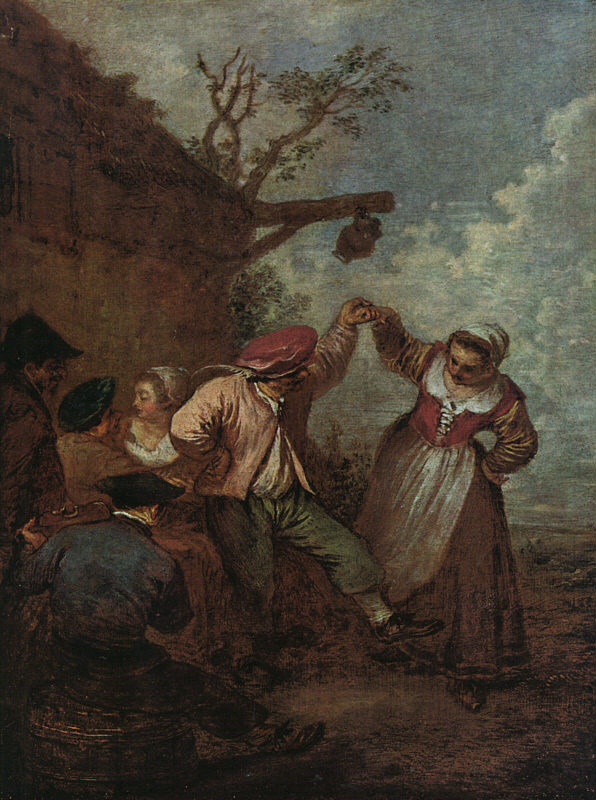 Antoine Watteau. Peasant dance
