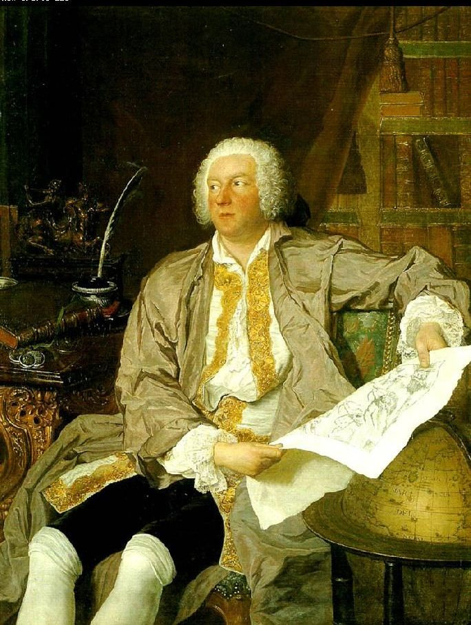 Francois Boucher. Portrait of the Swedish Ambassador C. G. Ticino