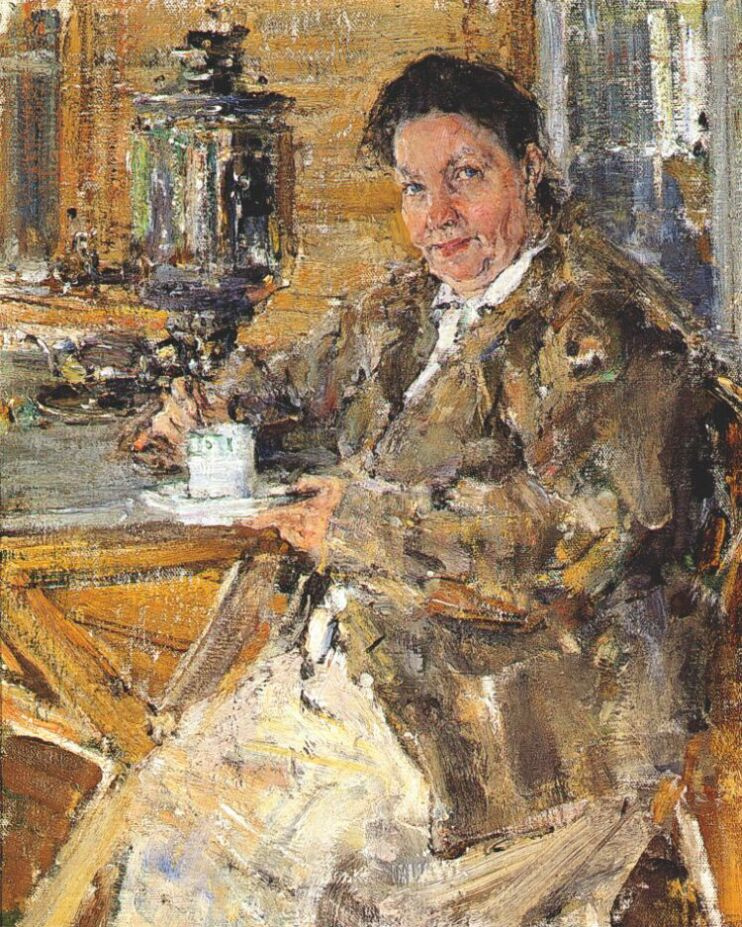 Nicolai Fechin. The artist's mother Praskovia Feshina