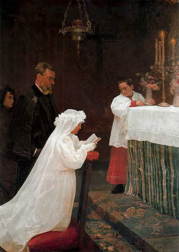 Pablo Picasso. First communion