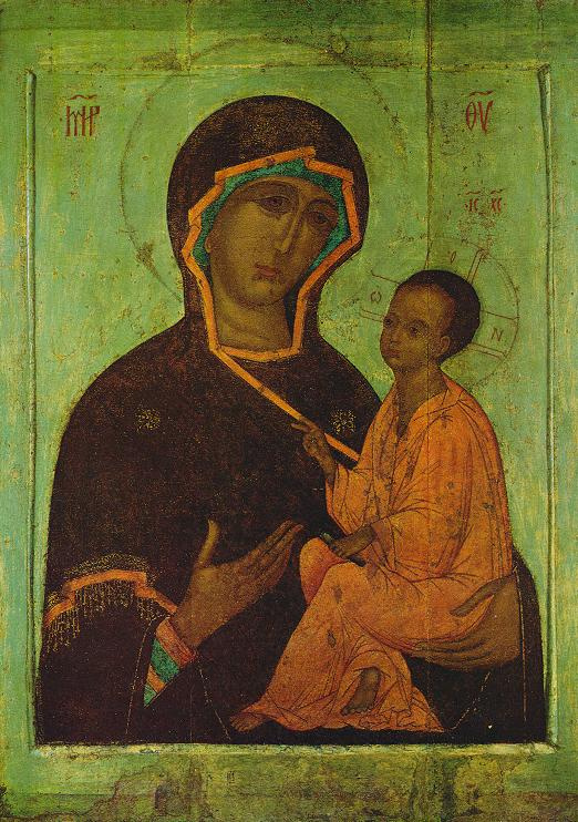 Icon Painting. The Icon Of The Mother Of God