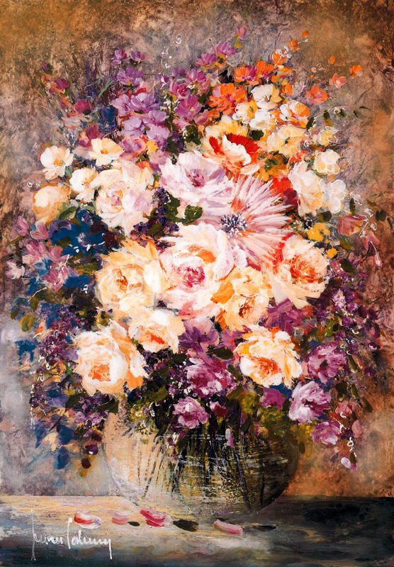 Juan Fortuny. Bouquet of flowers 2