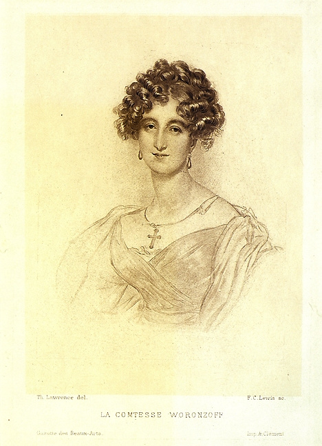 Thomas Lawrence. Portrait of Princess Elizabeth Vorontsova Ksaverevny