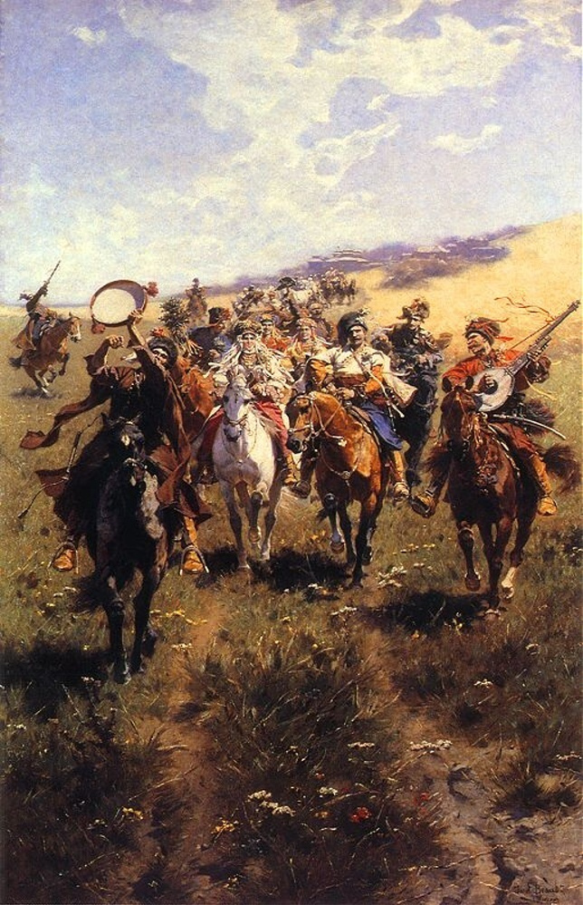 The Cossack wedding, 1893 by Josef von Brandt: History, Analysis