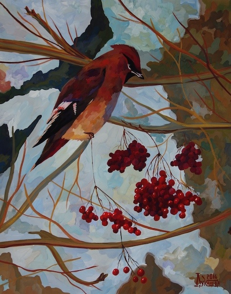 Larissa Lukaneva. Waxwing