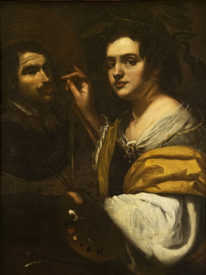 Artemisia Gentileschi. Self-portrait