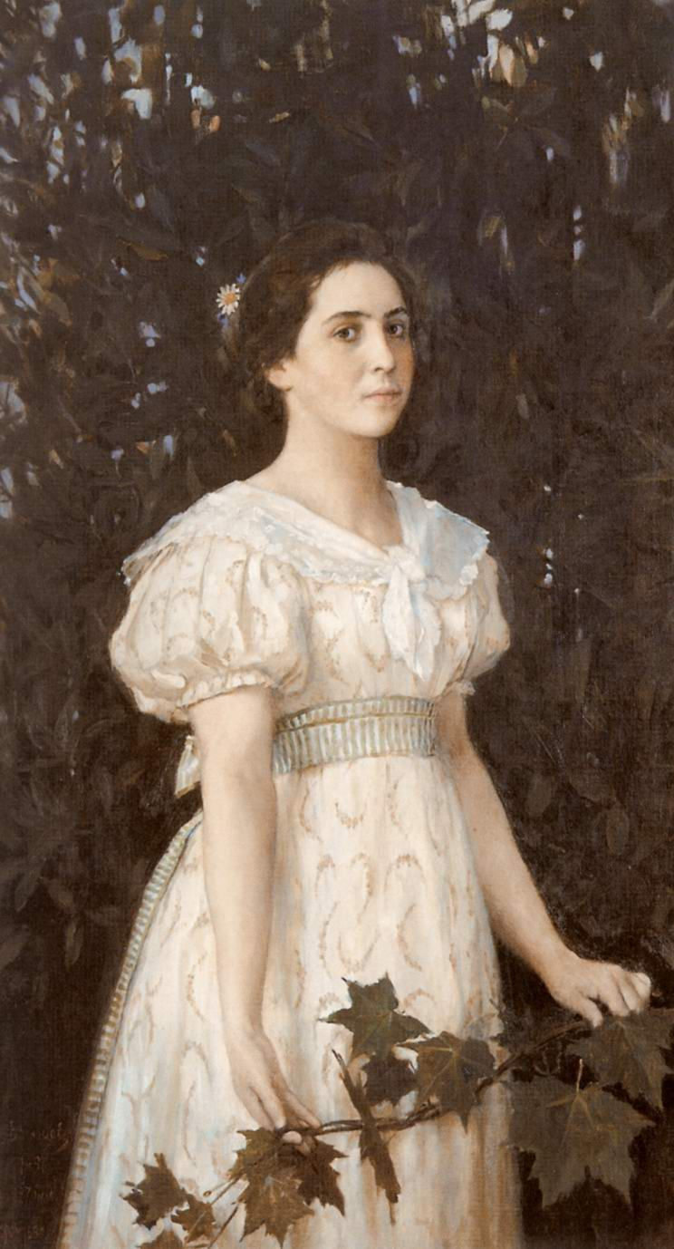 Victor Mikhailovich Vasnetsov. Portrait de Vera Mamontova Sauverny