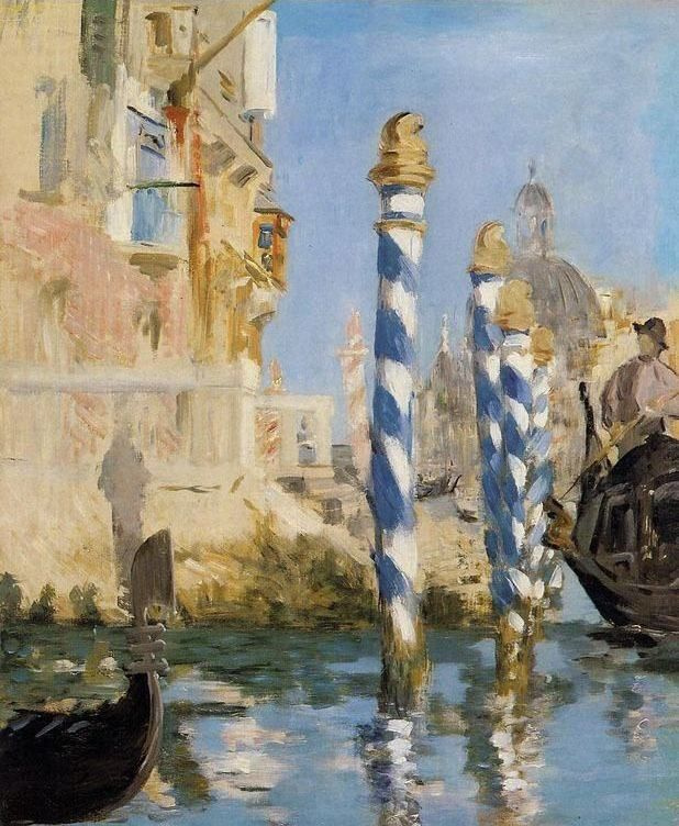 Edouard Manet. The Grand canal in Venice