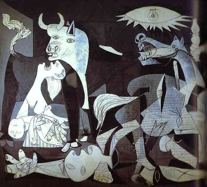 Pablo Picasso. Guernica (detail)