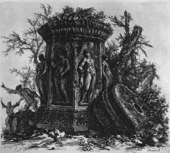 Giovanni Battista Piranesi. Ancient monuments in the Cortex