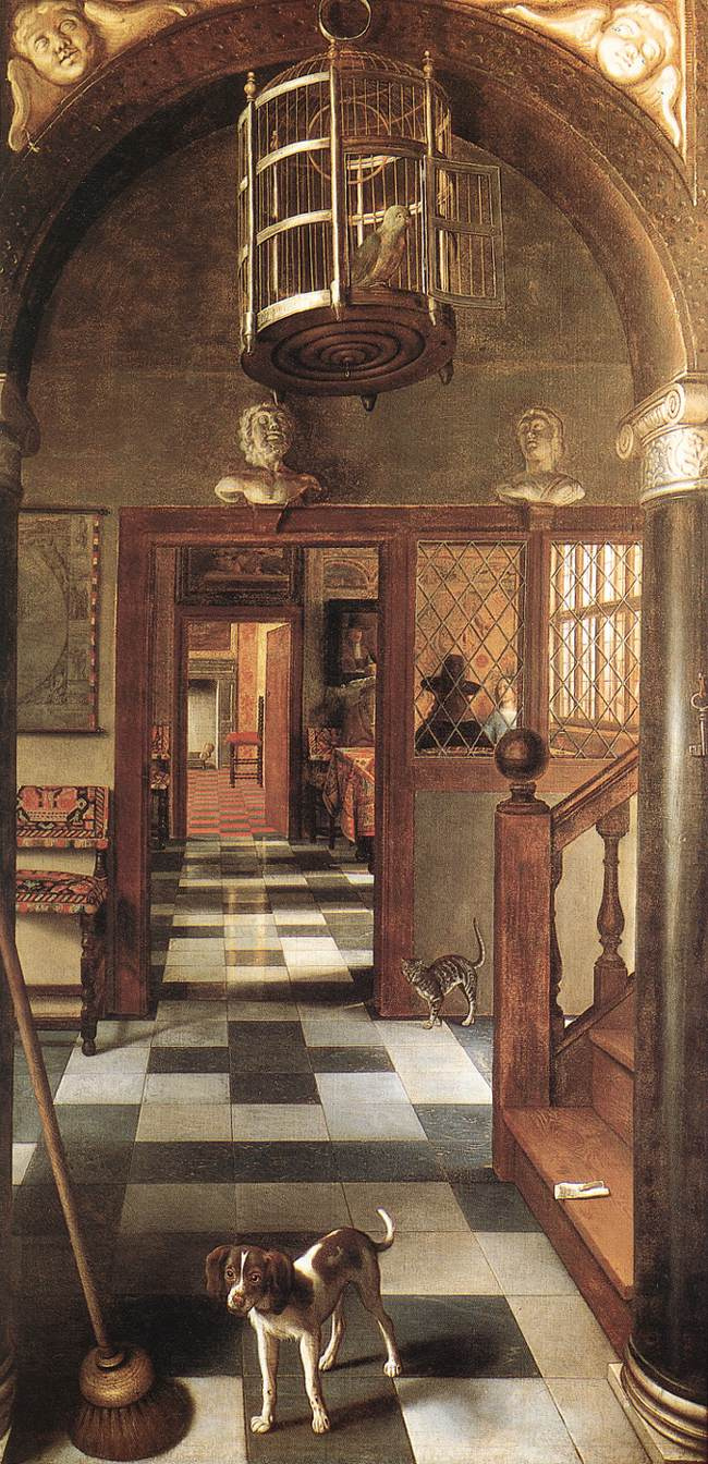 Samuel van Hogstraaten. Interior. View of the corridor