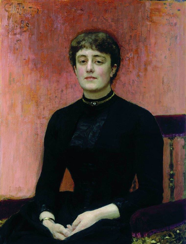 Ilya Efimovich Repin. Portrait of Elizabeth Nikolaevna Zvantseva. National Gallery, Helsinki.