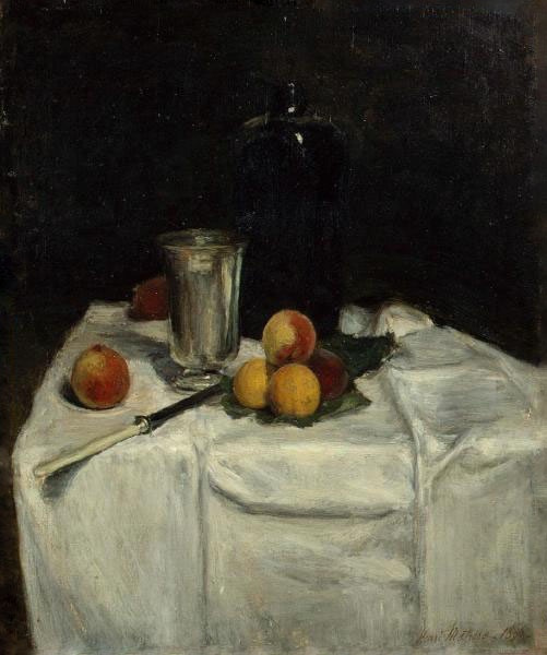 Henri Matisse. The bottle of Schiedam and peaches