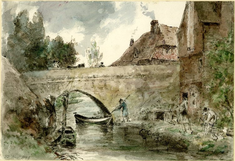 John Constable. Bridge Harnham