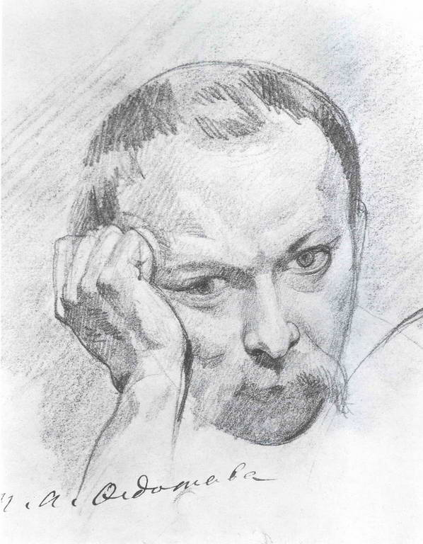 Pavel Andreevich Fedotov. Self-portrait