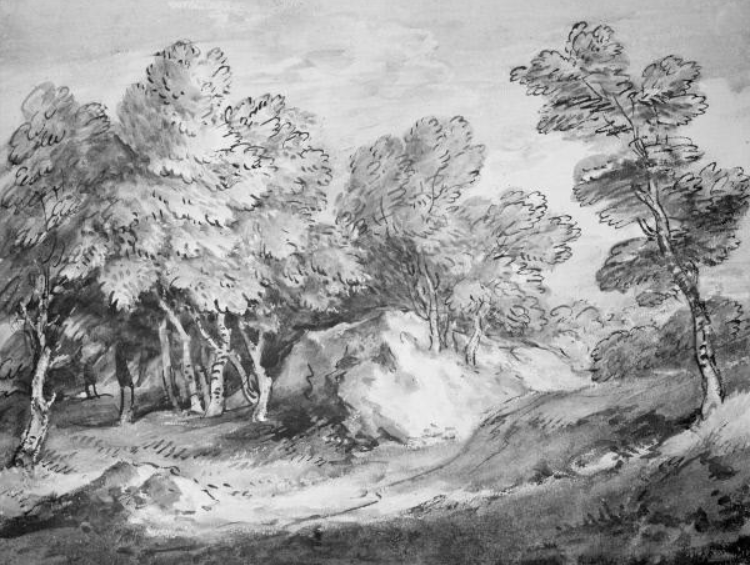 Thomas Gainsborough. Forest landscape