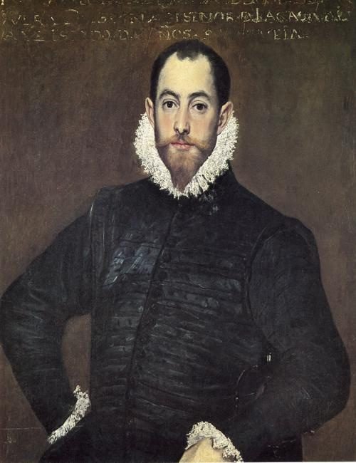 Domenico Theotokopoulos (El Greco). Portrait of a gentleman from Casa de Leiva