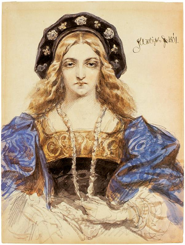 Portrait of a young woman (Princess Bon Sforza)