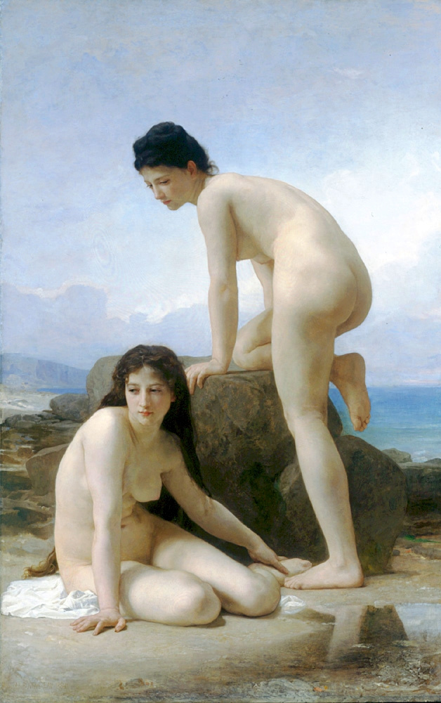 William-Adolphe Bouguereau. Zwei Badende