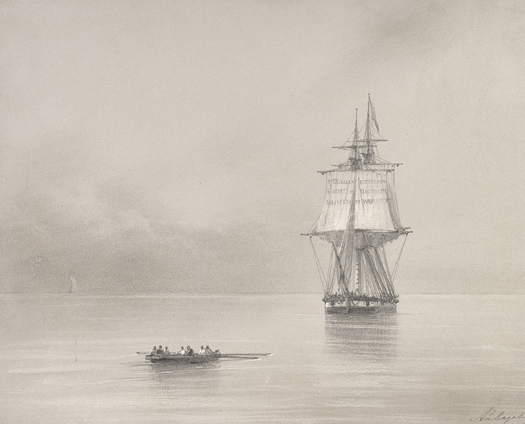 Ivan Aivazovsky. Sailing ship
