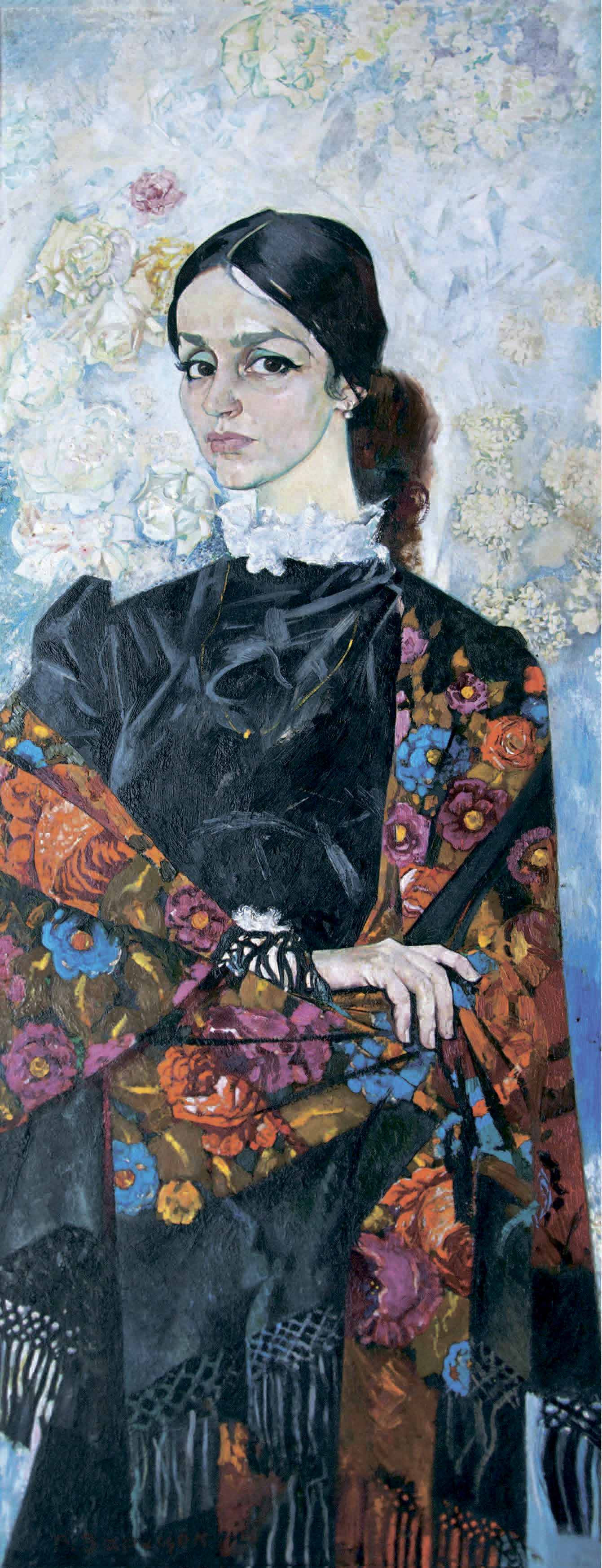 Victor Ivanovich Zaretsky. Portrait of Raisa Nedashkovskaya. (Portrait of Raisy Nedashkivskoi)