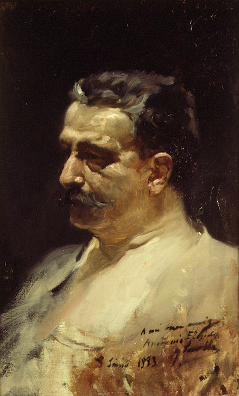 Joaquín Sorolla (Soroya). Portrait Of Antonio Elegido