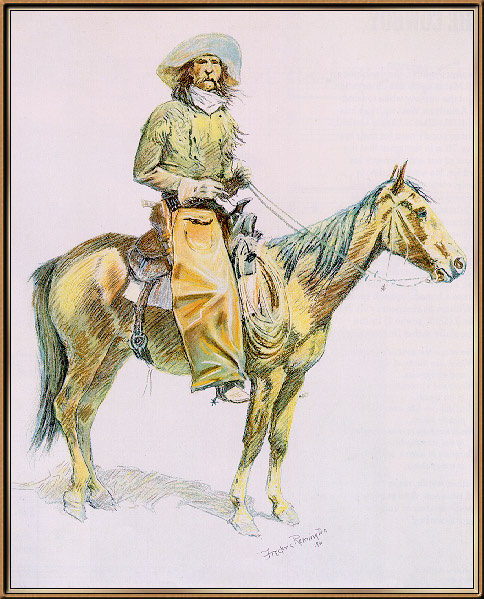 Frederick Remington. Cowboy Arizona