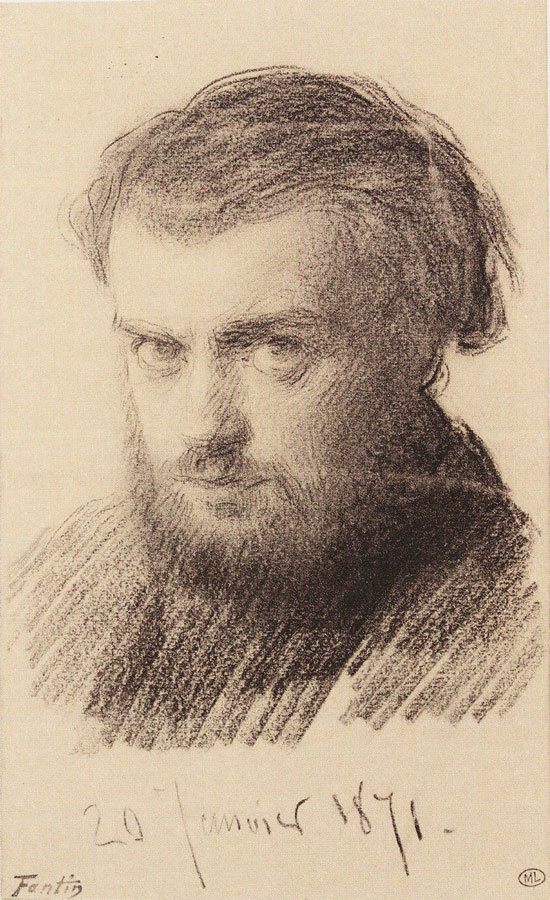 Self-portrait, 1871, 12×20 cm by Henri Fantin-Latour: History