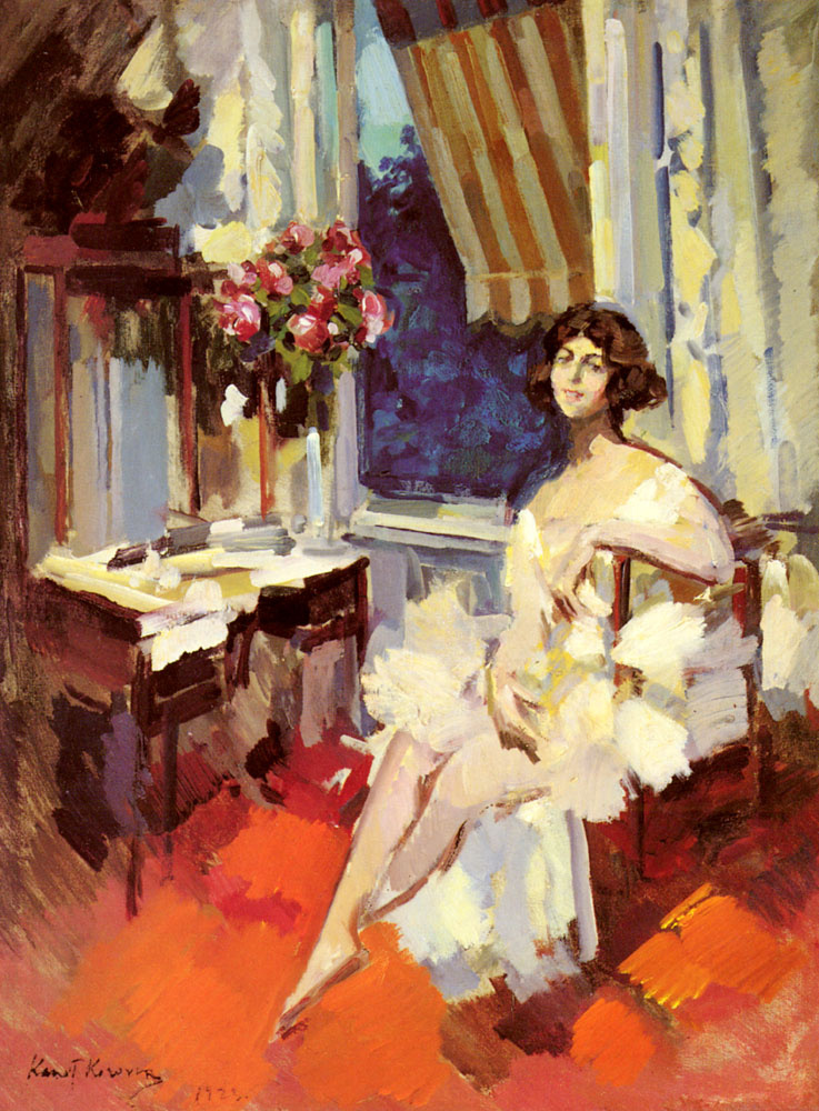 Dancer in her dressing room, 1923, 6585 cm by Konstantin Korovin: History,  Analysis & Facts | Arthive